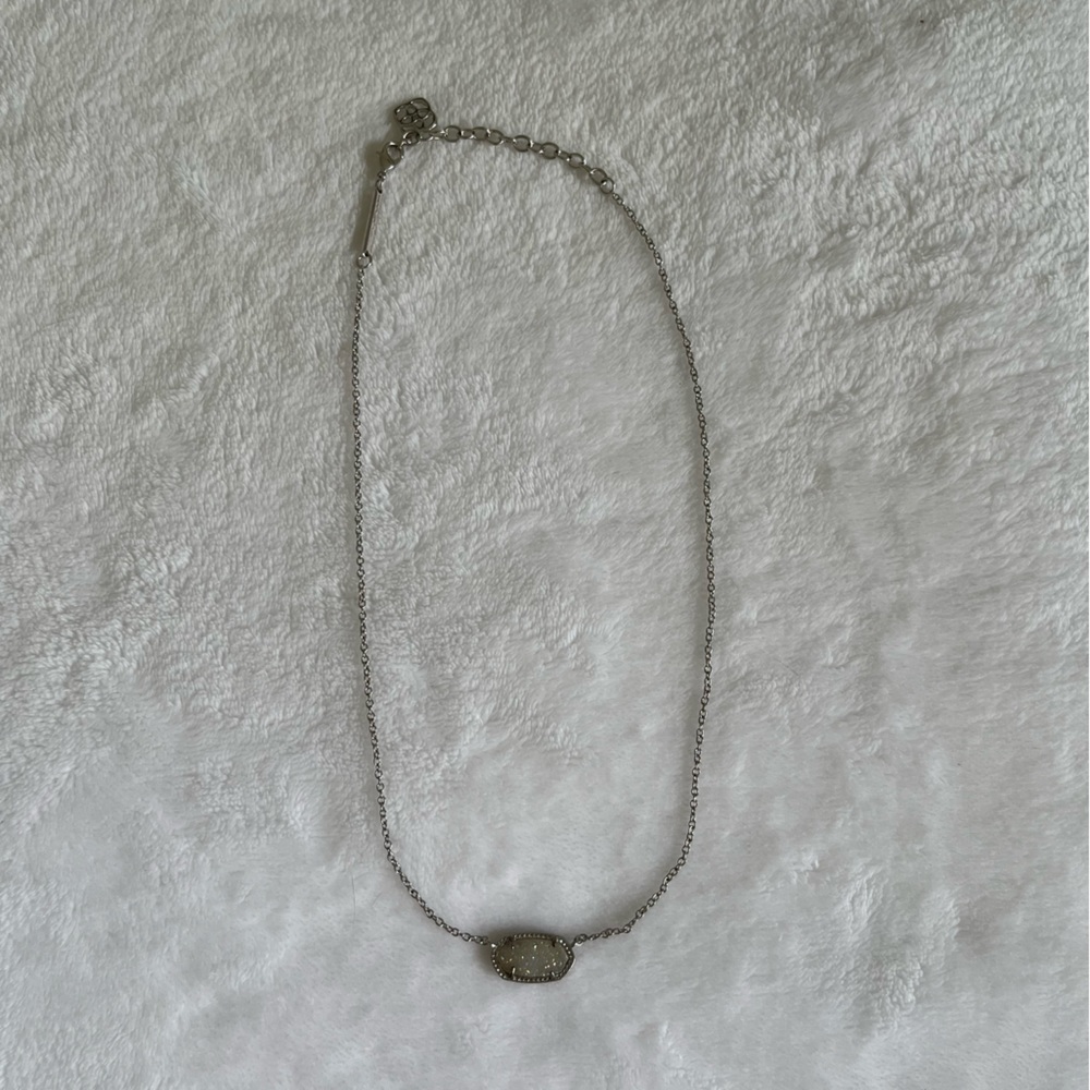Kendra Scott Elisa Silver Pendant Necklace